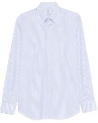 Mazzarelli - Striped Button-Down Shirt - Lyst