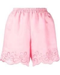 Moschino - Lace-Trimmed Shorts - Lyst
