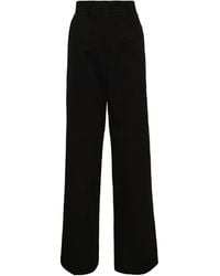 MSGM - Logo-Detail Trousers - Lyst