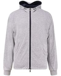 Corneliani - Chaqueta De Algodón Reversible Con Cremallera - Lyst
