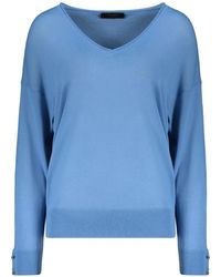 Moorer - V-Neck Long-Sleeve Sweater - Lyst