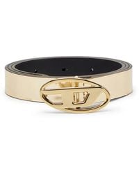 DIESEL - B-1Dr Leather Belt - Lyst