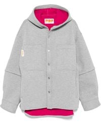 PDF - Hooded Logo-Detail Jacket - Lyst