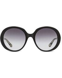 Chloé - Oversized Round Sunglasses - Lyst