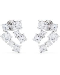 Completedworks - Crystal Polished Drop Earrings - Lyst