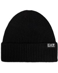 EA7 - Gorro Con Parche Del Logo - Lyst