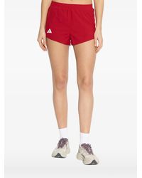 adidas - Adizero Logo-Print Shorts - Lyst