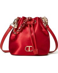 Twinset - Jewel-Embellished Satin Mini Bag - Lyst