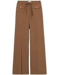 Claudie Pierlot - Wide-Leg Wool-Blend Trousers - Lyst