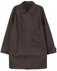 Rains - Nara Hooded Press-Stud Raincoat - Lyst