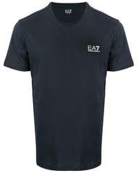EA7 - Logo Print T-shirt - Lyst