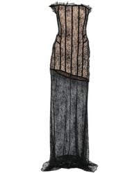 GIUSEPPE DI MORABITO - Lace Corset Dress - Lyst