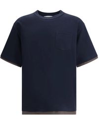 Sacai - ダブルレイヤーtシャツ - Lyst