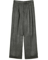Twinset - Herringbone-Pattern Palazzo Pants - Lyst