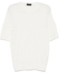 Tagliatore - Knitted T-Shirt - Lyst