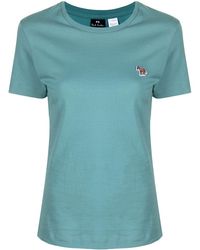 PS by Paul Smith - T-shirt a righe con applicazione - Lyst