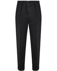 Dell'Oglio - Pleated Turn-Up Trousers - Lyst