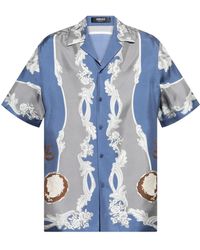 Versace - Cameo Zijden Overhemd - Lyst