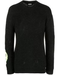 Barrow - Geripptes Intarsien-Sweatshirt - Lyst
