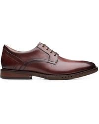 Clarks - Un Hugh Leather Derby Shoes - Lyst