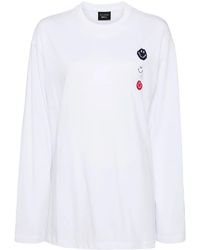 Joshua Sanders - Smiley-Motif Long-Sleeved T-Shirt - Lyst
