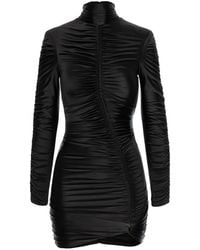 Murmur - Turtleneck Ruched Dress - Lyst