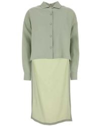 Alberta Ferretti - Flowing Long-Line Shirt - Lyst