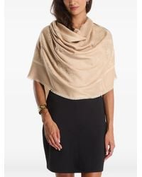 Guess - Monogram-Jacquard Frayed-Edge Scarf - Lyst