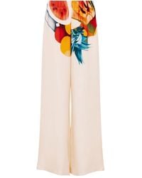 Donde Esteban - Salpicon Fruit-Print Trousers - Lyst