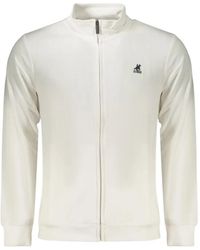 U.S. Grand - Logo-Embroidered Zip-Up Sweater - Lyst