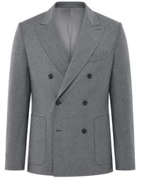 Paolo Pecora - Double-Breasted Patch-Pocket Blazer - Lyst