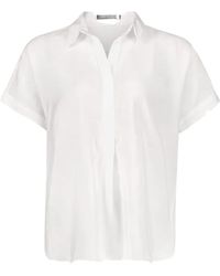 Betty Barclay - Short-Sleeve Collared Blouse - Lyst