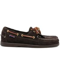 Sebago - Docksides Suede Boat Shoes - Lyst