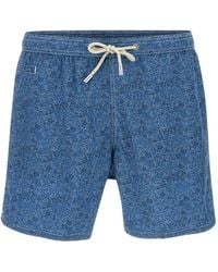 MC2 Saint Barth - Floral-Print Drawstring Swim Shorts - Lyst