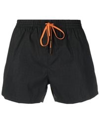 Fendi - Monogram Drawstring Swim Shorts - Lyst