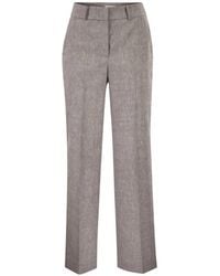 Peserico - Belt-Loops Trousers - Lyst