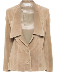 Coperni - Suede Single-breasted Jacket - Lyst