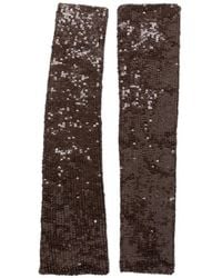 P.A.R.O.S.H. - Sequin-Embellished Gloves - Lyst