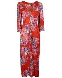 RIXO London - Paisley-Print Jacquard Dress - Lyst