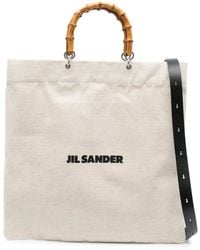 Jil Sander - バンブーハンドル トートバッグ - Lyst