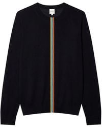 Paul Smith - Signature Stripe Pullover mit Rundhalsausschnitt - Lyst