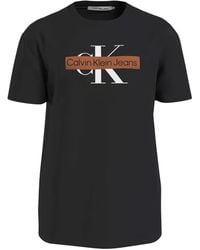 Calvin Klein - Logo-Print T-Shirt - Lyst