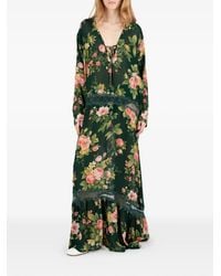 Societe Anonyme - New Romantic Floral Lace Maxi Dress - Lyst