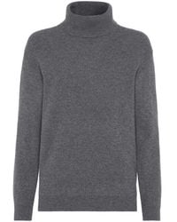 Brunello Cucinelli - Kaschmirpullover Mit Rollkragen - Lyst
