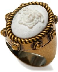 Versace - Cameo Ring - Lyst