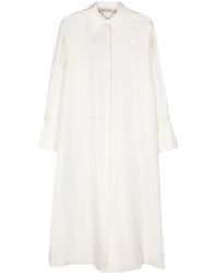 Rohe - Robe Mi-Longue En Soie À Dos Ouvert - Lyst