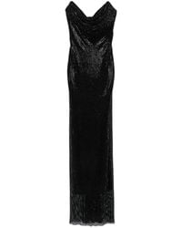 Adamaris - Strapless Draped-Neckline Maxi Dress - Lyst