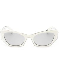 Moschino - Zip-Detail Cat-Eye Sunglasses - Lyst