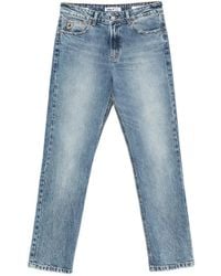 Lois - Washed Straight-Leg Denim Jeans - Lyst