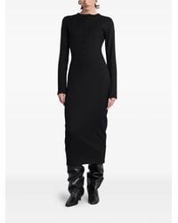 Entire studios - Long-Sleeve Fitted Midi Dress - Lyst